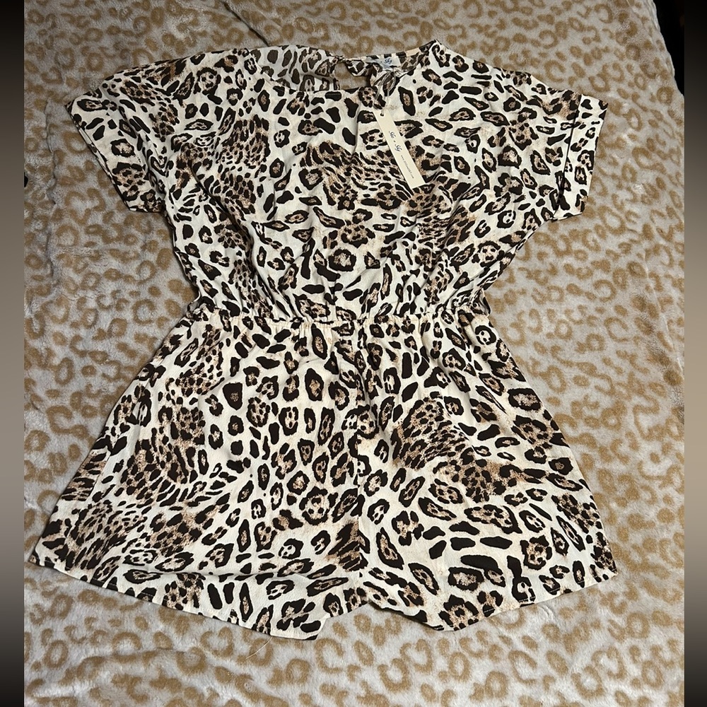 Leopard Romper
